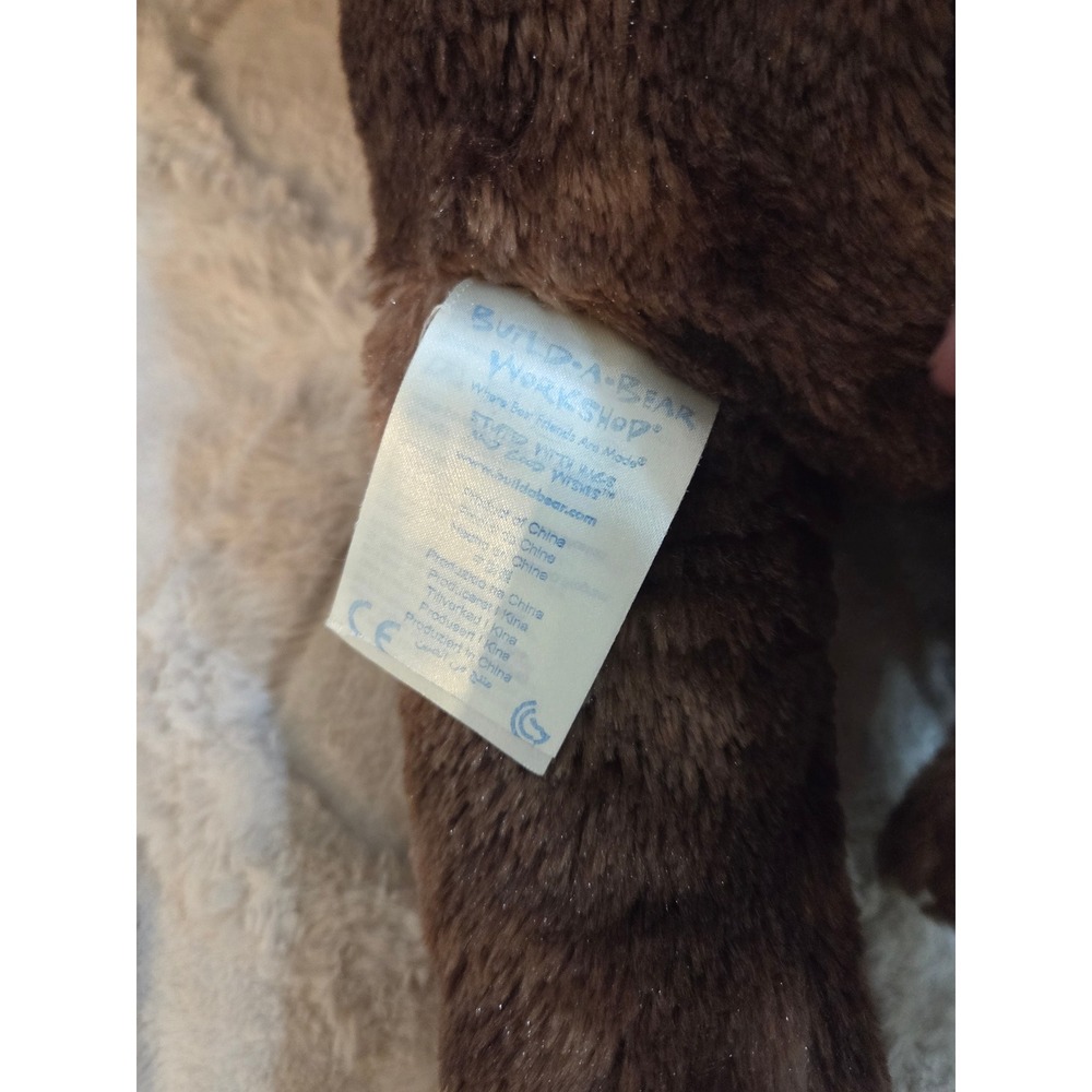 Build-A-Bear Workshop Brown Monkey Plush Stuffed Animal Toy - Picture 7 of 7